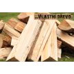 Palivové štípané dřevo dlouhé 45-55 cm - měkké dřevo syrové